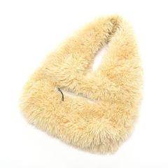 600198 ZARA ザラ ショルダーバッグ ボアバッグ レディース ベージュ