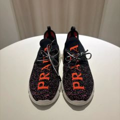 (38) PRADA プラダ ロゴ スニーカー