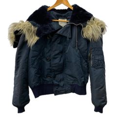 アルファ インダストリーズ ALPHA INDUSTRIES N-2B ミリタリー フライト 1615-573-8335 ジャケット ネイビー Lサイズ 201MT-6892