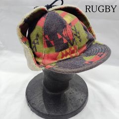 ラグビーラルフローレン ネイティブ柄 イヤーフラップ ウール キャップ S/M メンズ - ISItems【USED】【古着】【中古】50169317