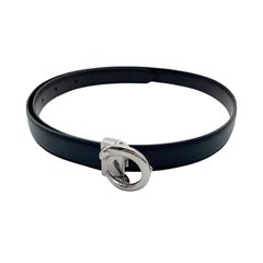 Cartier カルティエ ベルト パンテール ブラック×ブラウン系 レザー ユニセックス シルバー金具 美品