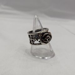 古着 ローズ 薔薇 クロス シルバー リング 指輪 12号 メンズ - ISItems【USED】【古着】【中古】50169318