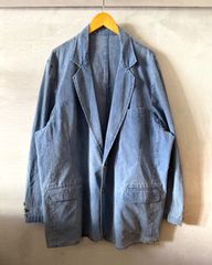 80〜90‘s L.L.Bean-Tailored Jacket-(size 50)Made in U.S.A. エルエルビーン テーラードジャケット ブルー アメリカ製