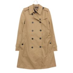TOMMY HILFIGER トミーヒルフィガー トレンチコート アウター ロングコート ダブルブレスト ベージュ S レディース 【中古】