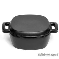 【お取り寄せ】南部鉄器 鉄鍋 ダッチオーブン 両手万能鍋深型 17cm 日本製 直火・IH対応 日本製 IC-047