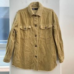 (XS) ザラ コーデュロイ シャツ ジャケット