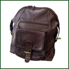 中古●COACH/コーチ●リュック C6B-0521 アメリカ製 オールドコーチ レザー ブラウン 鞄