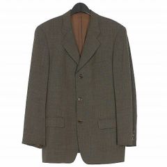 イッセイミヤケメン ISSEY MIYAKE MEN テーラードジャケット ブレザー 長袖 Ｌ チャコールブラウン ME81-FD008