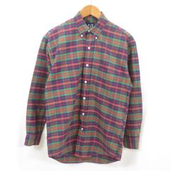 90s OLD GAP USA製 タータンチェック ボタンダウン シャツ