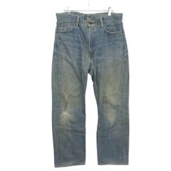 LEVI'S VINTAGE CLOTHING リーバイスビンテージクロージング デニムパンツ 505 復刻 BigE 赤耳 TALON 日本製 ジーンズ ストレート ジーパン ボトムス ブルー 34【XL】 メンズ 【中古】