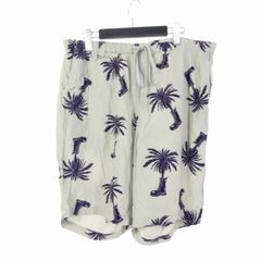 ラフアンドラゲッド ROUGH AND RUGGED ヤシの木 ブーツ アロハ ショートパンツ XL グレー