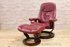 GMJS311○EKORNES / エコーネス Stressless ストレスレスチェア コンサル M オットマン 本革 リクライニングチェア ノルウェー 北欧家具