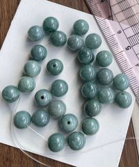 翡翠丸玉 ブレスレットに୨୧
