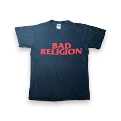 BAD RELIGION 30周年 両面Tシャツ S バンドT 古着 y2k 黒 ba-u-2505-029