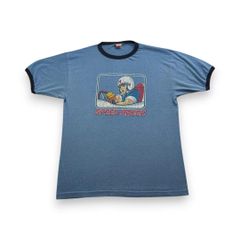 00s スピードレーサー マッハGOGOGO ビンテージ Tシャツ SPEED RACER 青 リンガー TNT 半袖 古着 y2k 大きめ ch-u-2505-079