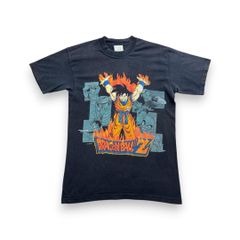 激レア 希少 90s 00s ドラゴンボール DRAGON BALL  ビンテージ Tシャツ 悟空 黒 ユーロ TOEI ANIMATION 半袖 古着 y2k ボロ アニメ anime S スクリーンスターズ ドラゴンボールZ ch-x-2505-022