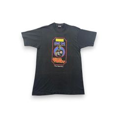 90s ディズニー Dick Tracy ビンテージ Tシャツ 黒 USA製 L 半袖 古着 シングルステッチ ディックトレイシー d-000028