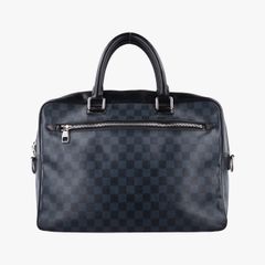 ルイヴィトンLouis Vuittonポルトドキュマン ビジネス コバルト×ノワール ダミエ キャンバス N41347 FL0164
