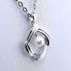 MIKIMOTO ミキモト アコヤ真珠1珠 シルバーネックレス E133