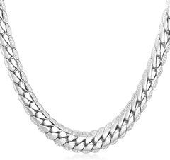 ネックレス 幅6mm メンズ レディース チェーン シルバー 喜平ネックレス チェーン ロングチェーン ストリート アクセサリー