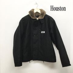 ヒューストン HOUSTON N-1 デッキジャケット 65913 アメカジ ネイビー メンズ 38 ISItems【USED】【古着】【中古】50169343