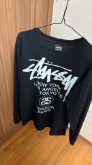 STUSSY WORLD TOUR ロングスリーブ M