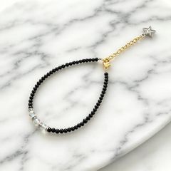 天然石ブレスレット　チャーム星