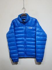 (105) THE NORTH FACE ザノースフェイス 軽量 ダウンジャケット ブルー グースダウン 700 ダウンジャケット