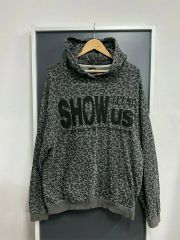 100/L ラブイズトゥルー Y2K ヒョウ柄 レオパード プルオーバー フードTシャツ