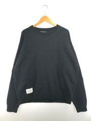 【中古品】 WTAPS ダブルタップス 24AW SIGN SWEATER POLY 242MADT-KNM04 クルーネック セーター ニット 【142-261011-na-03-tagh】
