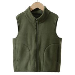 ベスト キッズ トップス フリースベスト インナー アウター 子供服 ボアベスト コート 暖かい 無地 タンクトップ ジレ 前開き モコモコ ふわふわ ポケット付き スタンドカラー かわいい 防寒ベスト 男の子 女の子 袖なし 部屋着
