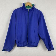 HELLY HANSEN ヘリーハンセン ナイロンジャケット スタンドカラー ロゴワッペン ブルー S メンズ 古着 アウトドア