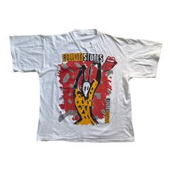 90s The Rolling Stones Voodoo Lounge Tour 1995 スパイクタン アート ツアー Tシャツ XLサイズ ローリングストーンズ ヴードゥーラウンジ ユーロ Bootleg ロックTシャツ バンドTシャツ Vintage