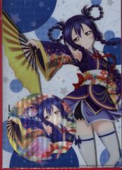 劇場版ラブライブ!The School Idol Movie コンボセット特典 クリアファイル＆コースター(園田海未)