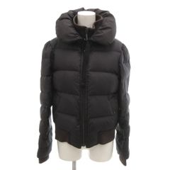 ジューシークチュール JUICY COUTURE ダウンジャケット M 黒 ブラック ハイネック キルティング /SJ ■ECF007