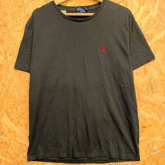 ポロ バイ ラルフローレン Polo by Ralph Lauren ワンポイント ポニー刺繡 半袖 Tシャツ ブラック M相当 アメカジ 海外古着 メンズ レディース ユニセックス