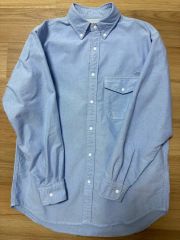 THE NORTH FACE ザノースフェイス パープルラベル Oxford（オックスフォード) シャツ ブルー