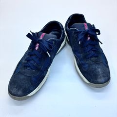 【プラダスポーツ PRADA SPORT】レザースニーカー メンズ 7 26.0cm相当 ネイビー ♪