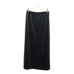 KBF ケービーエフ ベロア ロングスカート ONE SIZE ブラック レディース 古着