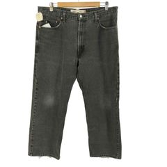 リーバイス Levis 00s メキシコ製 ボタンフライ ブラックデニムパンツ ボタン裏322M刻印 メンズ  W38L30