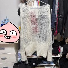 キューヴィンテージ モヘア メッシュ シースルー パンク