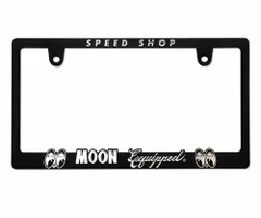 ムーンアイズ MOONEYES MOON ムーン イクイプド ロゴ ライセンス プレート フレーム 車 バイク アメリカン雑貨