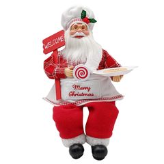 サンタ 人形 置物 クリスマス クリスマス飾り ぬいぐるみ サンタクロース おしゃれ サンタクロース飾り 35cm リアル 面白い 雰囲気転換 贈り物 ホーム オフィス 装飾 プレゼント