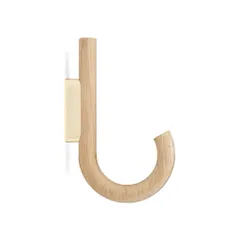 HOOK Hanger Oak Brass ウォールフック ナチュラル