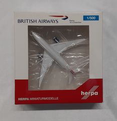 航空機・ヘリコプター KLM B777-300ER herpa 1/500 1/500 Boeing 777-300ER KLMオランダ航空 PH-BVO 529297 ヘルパ