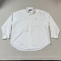 ポロ ラルフローレン ブレイクフィット 白 オックスフォード シャツ V33
