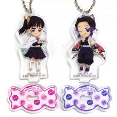 【中古】雑貨 胡蝶しのぶ＆栗花落カナヲ アクリルスタンドマスコット2種セット 「ミルキー×鬼滅の刃」