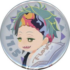 【中古】バッジ・ビンズ フロイド・リーチ 缶バッジ くつろぎマイルームver. 「ディズニー ツイステッドワンダーランド」 フロイドの誕生日記念グッズ