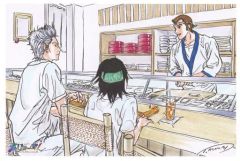【中古】ポストカード 河村隆＆亜久津仁＆壇太一 エンドロール描き下ろしサプライズ原作ポストカード 「映画 リョーマ!The Prince of Tennis 新生劇場版テニスの王子様」 第4週目入場者特典
