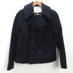 K■USA製■フィデリティ/FIDELITY メルトンウールピーコート Pコート【M】紺/LADIES■10【中古】